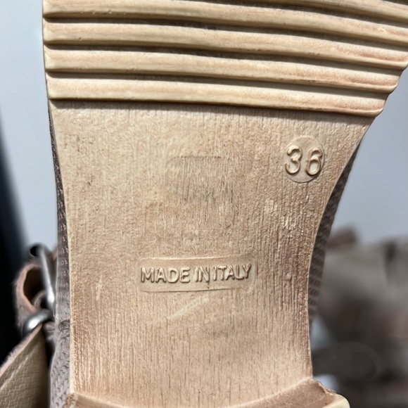 Anthea Python and canvas boots from Rome, Italy - Picture 3 of 9